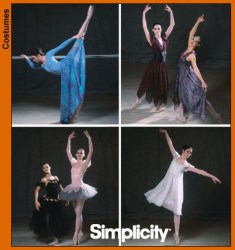 5138 ETHEREAL BALLET, DANCE COSTUME, PETALS PATTERN 6-20